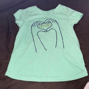 I heart mom toddler tee